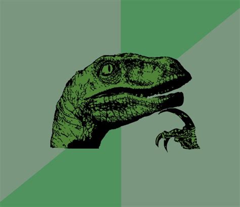 dinosaur thinking meme